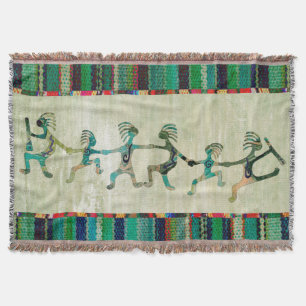 KOKOPELLI grappig vertrouwd met uw ideeën Deken