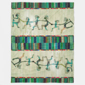 KOKOPELLI grappig vertrouwd met uw ideeën Fleece Deken (Voorkant)