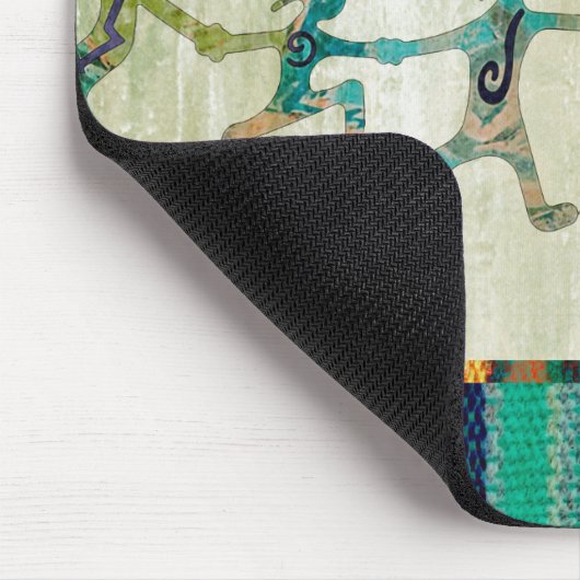 KOKOPELLI grappig vertrouwd met uw ideeën Muismat (Hoek)