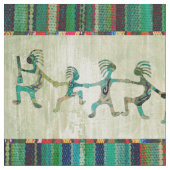 KOKOPELLI grappig vertrouwd met uw ideeën Stof (Close Up)