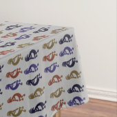 Kokopelli Group of Flute Palling Figures Tableclot Tafelkleed (Voorbeeld)