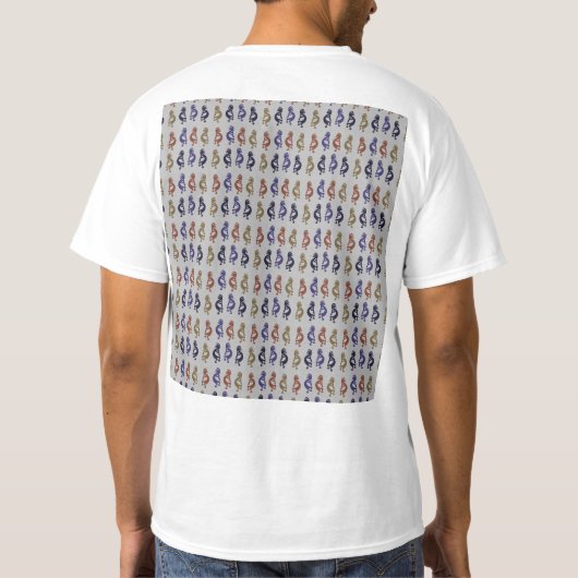 Kokopelli Group of Flute Plays Figures T-Shirt (Achterkant)