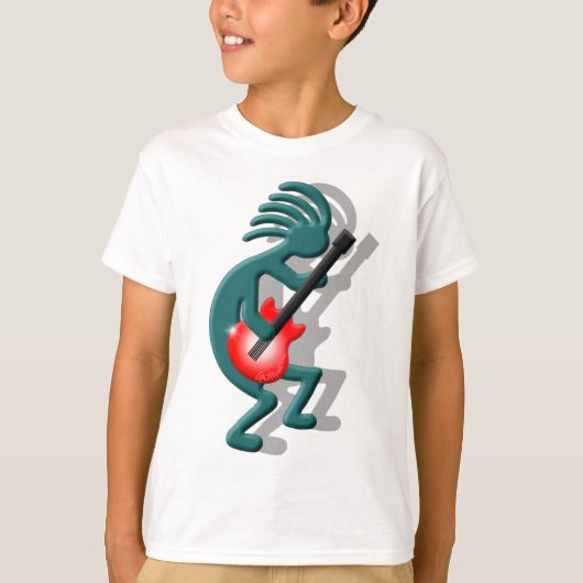 Kokopelli Guitar T-shirt (Voorkant)
