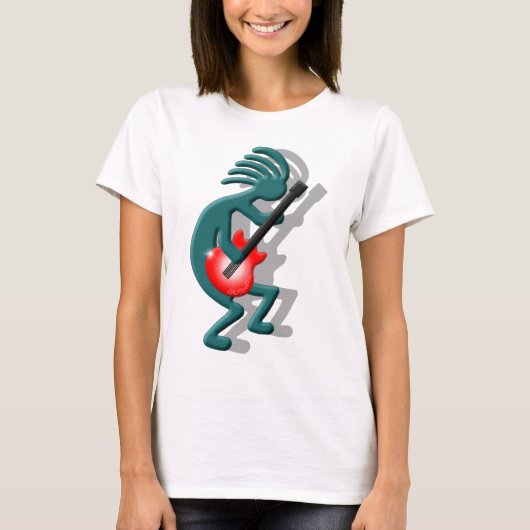Kokopelli Guitar T-shirt (Voorkant)