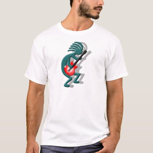 Kokopelli Guitar T-shirt (Voorkant)
