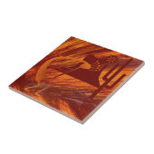 Kokopelli Heat Tegeltje (Zijkant)