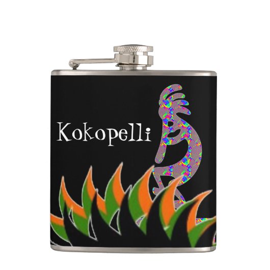Kokopelli Heupfles (Voorkant)