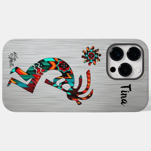 Kokopelli Hoesje-Mate iPhone Case (Achterkant (horizontaal))