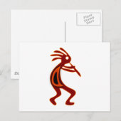 Kokopelli Indianer Native American Briefkaart (Voorkant / Achterkant)