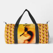 Kokopelli Inspirerende Gepersonaliseerde Plunjezak (Voorkant)