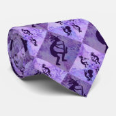 Kokopelli Jazz Quartet met de sax Stropdas (Opgerold)