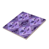 Kokopelli Jazz Quartet met de sax Tegeltje (Zijkant)