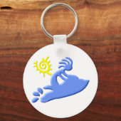 Kokopelli Jet Ski Sleutelhanger (Voorkant)