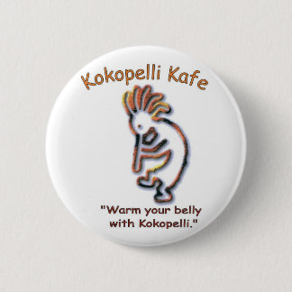 Kokopelli Kafe-toets Ronde Button 5,7 Cm