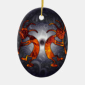 kokopelli keramisch ornament (Voorkant)