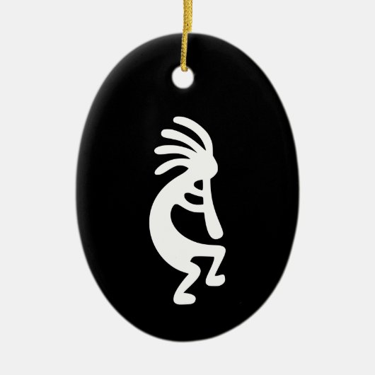 Kokopelli Keramisch Ornament (Voorkant)