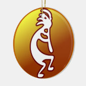 Kokopelli Keramisch Ornament (Links)