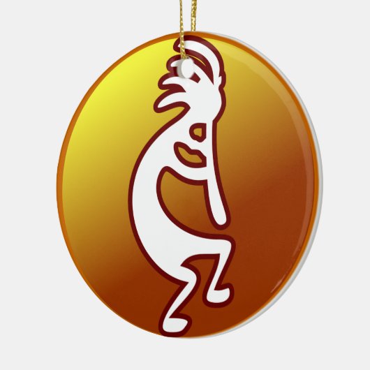 Kokopelli Keramisch Ornament (Links)