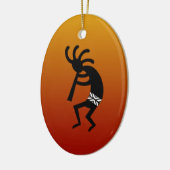 Kokopelli Keramisch Ornament (Links)