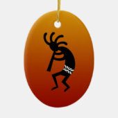 Kokopelli Keramisch Ornament (Voorkant)