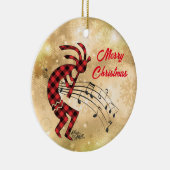 Kokopelli-keramische keramiek keramisch ornament (Rechts)