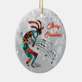 Kokopelli-keramische keramiek keramisch ornament (Rechts)