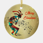 Kokopelli-keramische keramiek keramisch ornament (Voorkant)