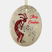 Kokopelli-keramische keramiek keramisch ornament (Rechts)