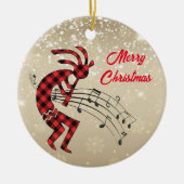 Kokopelli-keramische keramiek keramisch ornament (Voorkant)