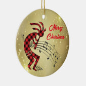 Kokopelli-keramische keramiek keramisch ornament (Rechts)