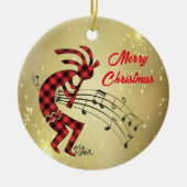 Kokopelli-keramische keramiek keramisch ornament (Voorkant)