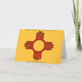 Kokopelli Kerstmis Feestdagen Kaart (Achterkant)