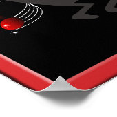 Kokopelli-kerstPoster Poster (Hoek)