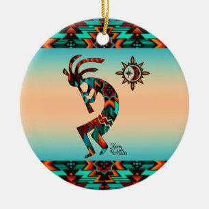 Kokopelli-kerstversiering Keramisch Ornament