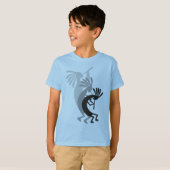 Kokopelli krijgt Kinder tshirt (Voorkant volledig)