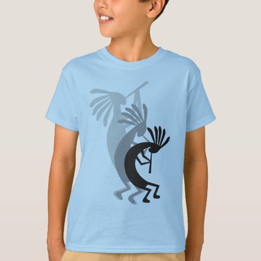 Kokopelli krijgt Kinder tshirt (Voorkant)