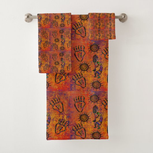 Kokopelli Kunst Bad Handdoek (Insitu)