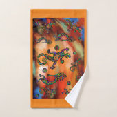Kokopelli Kunst Bad Handdoek (Handdoek)