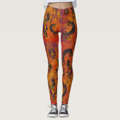 Kokopelli Kunst Broek Leggings (Voorkant)