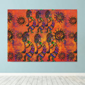 Kokopelli Kunst  Canvas Afdruk (Insitu (Houten vloer))