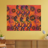 Kokopelli Kunst  Canvas Afdruk (Insitu (Woonkamer))