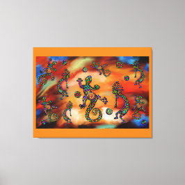 Kokopelli Kunst Canvas Afdruk
