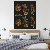Kokopelli Kunst Canvas Afdruk (Insitu (Slaapkamer))
