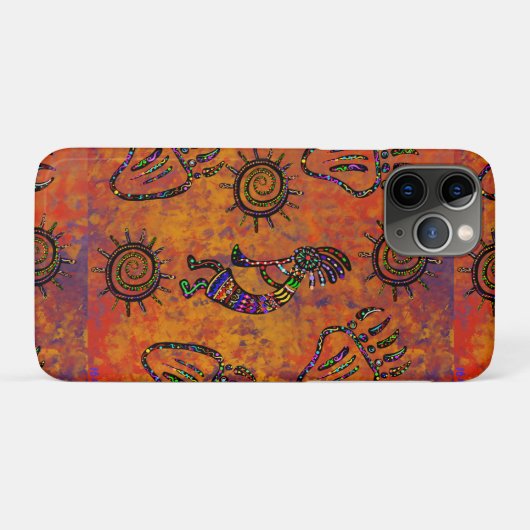 Kokopelli Kunst Case-Mate iPhone Case (Achterkant (horizontaal))