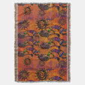 Kokopelli Kunst  Deken (Voorkant Verticaal)