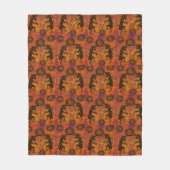 Kokopelli Kunst Fleece Deken (Voorkant)