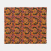 Kokopelli Kunst Fleece Deken (Voorkant (Horizontaal))