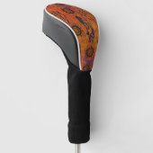 Kokopelli Kunst Golfheadcover (Schuin)
