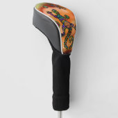 Kokopelli Kunst Golfheadcover (Schuin)