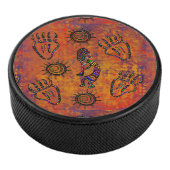 Kokopelli Kunst Hockey Puck (3/4)